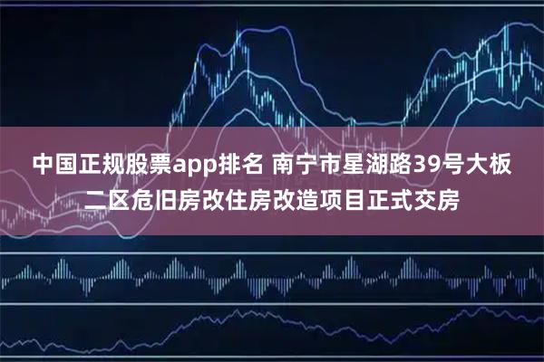 中国正规股票app排名 南宁市星湖路39号大板二区危旧房改住房改造项目正式交房