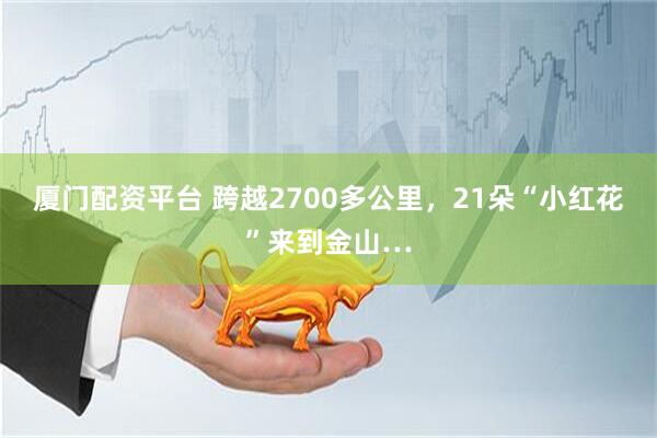 厦门配资平台 跨越2700多公里，21朵“小红花”来到金山…